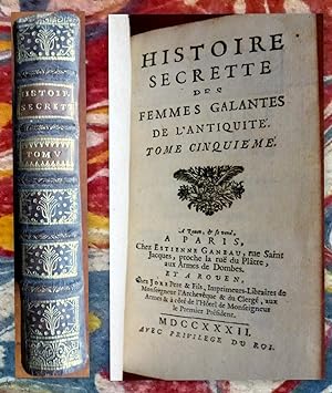 Histoire Secrette Des Femmes Galantes De l'Antiquité. Tome cinquième.