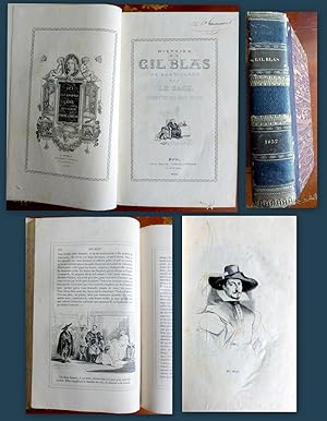Histoire de Gil Blas de Santillane. Vignettes de Jean Gigoux.