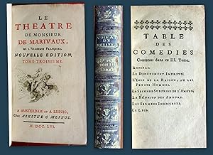 Le Théâtre de Monsieur de Marivaux. Nouvelle Edition. Tome troisième.