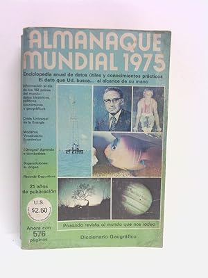 Diccionario Geográfico 1975. Almanaque Mundial: Enciclopedia al día de datos útiles y conocimient...