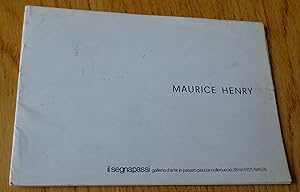 Maurice Henry. Il segnapassi.
