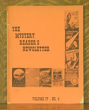 THE MYSTERY READER'S NEWSLETTER - VOLUME IV - NO. 4, MAY, 1971