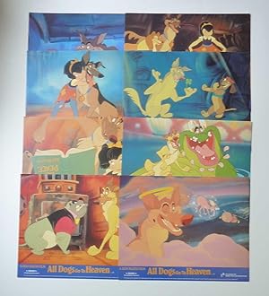 All Dogs go to Heaven, Set of 8 Promotional Flyers (1989)
