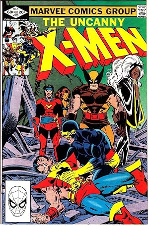 Uncanny X-Men #155 (March 1982 1st Series) Comic, 1st Appearance of Brood (UK 20p price variant)