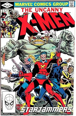 Uncanny X-Men #156 (April 1982 1st Series) Starjammers & Origin of Corsair (UK 25p price variant)...