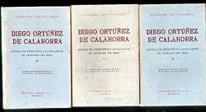 DIEGO ORTÚÑEZ DE CALAHORRA. TOMO III. TOMO V. TOMO VI.