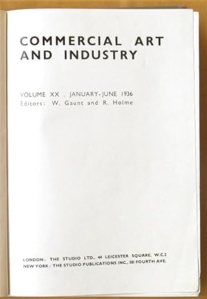 Commercial Art and Industry. Vol. XX. January to June 1936