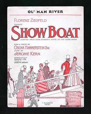 'Ol' Man River' - Vintage 1927 Sheet Music from Florenz Ziegfeld's 'Show Boat'. Oscar Hammerstein...