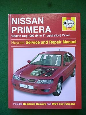 Nisssan Primera 1990 to 1999 (H to T Registration) Petrol: Haynes Service and Repair Manual
