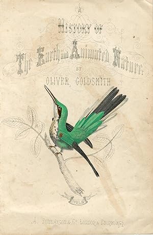 Pájaros. History of the Earth and Animated Nature Oliver Goldsmith.