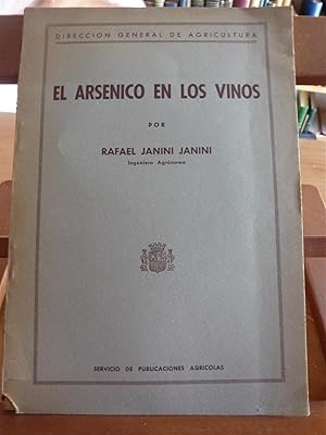 EL ARSENICO EN LOS VINOS