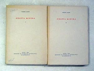 Scripta minora. [2 Bde.; komplett].