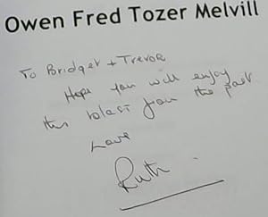 Owen Fred Tozer Melvill: 16 January 1903 - 27 June 1990