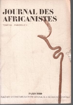 Journal des africanistes / tome 50 fascicule 1
