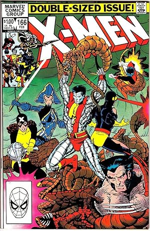 Uncanny X-Men #166 (Feb 1983) Double Size Issue (1st Appearance Lockheed) (Comic)