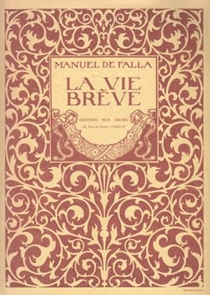 La Vie Brève - Vocal Score
