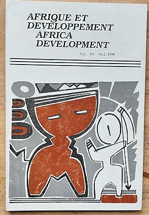 Afrique Et Developpement Africa Development Volume XV No.2 1990 Momar Coumba Diop "L'administrati...
