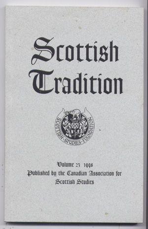 Scottish Tradition, Volume 23, 1998