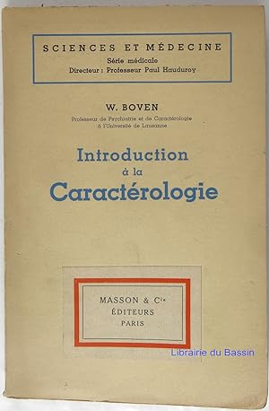 Introduction à la caractérologie