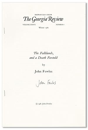The Falklands, and a Death Foretold [Signed]