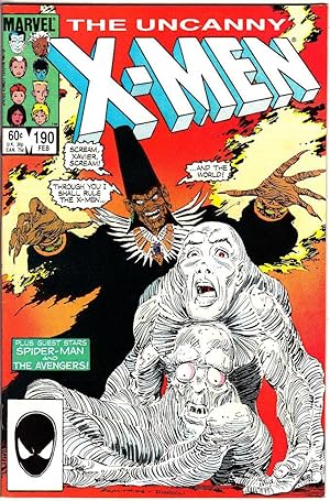 Uncanny X-Men #190 (Feb 1985) Spider-Man Appearance (Comic)