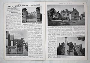 Original Issue of Country Life Magazine Dated June 28th 1946 with a Main Feature on Coate House, ...