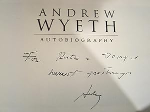 Andrew Wyeth Autobiography. Inscribed presentation copy signed by Andrew Wyeth.