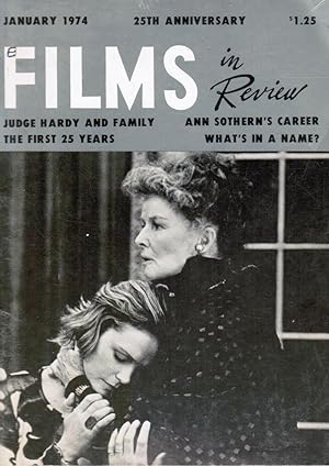 Films in Review: January, 1974 Katharine Hepburn (Cover)