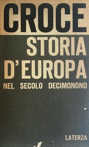 STORIA D'EUROPA NEL SECOLO DECIMONONO