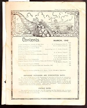 The Journal of the Department of Agriculture Victoria Australia - March 1942 Vol.XL-Part 3