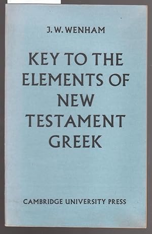 Key to the Elements of New Testament Greek