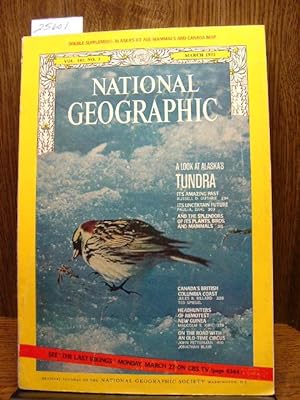 NATIONAL GEOGRAPHIC MAGAZINE, VOLUME 141, NO.3 , MARCH, 1972