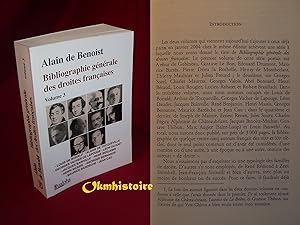 Bibliographie générale des droites françaises ------ Tome 3
