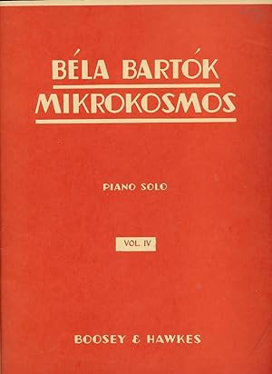 Bela Bartok Mikrokosmos : Piano Solo, Vol. IV