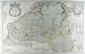 Les Provinces Des Pays-Bas Catholiques ou A Most Exact Map of Flanders or Austrian Netherlands & c.