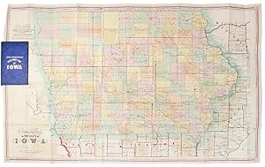 A Township Map of the State of Iowa Compiled from the United States Surveys, official information...