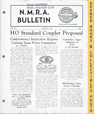 NMRA Bulletin Magazine, January 1956: 22nd Year No. 5 : Official Publication of the National Mode...