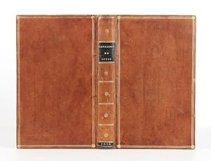 Catalogue des Livres rares et précieux, et des Manuscrits, composant la Bibliothèque de M*** ["de...