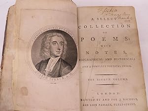 A Select Collection of Poems: with Notes, Biographical and Historical; and a Complete Poetical In...