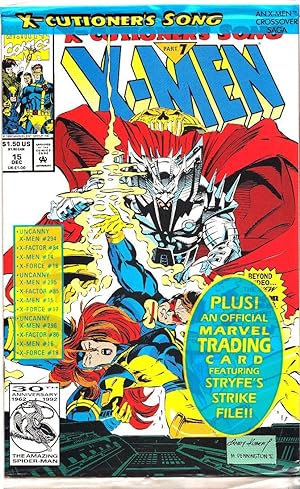 X-Men #15 (Dec 1992 2nd Series) X-Cutioner's Song Pt 7 (Comic + Card)