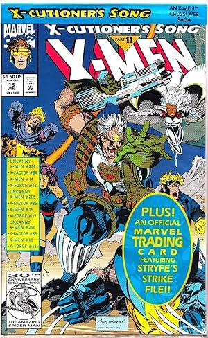 X-Men #16 (Jan 1993 2nd Series) X-Cutioner's Song Part 11 (Comic + Card)