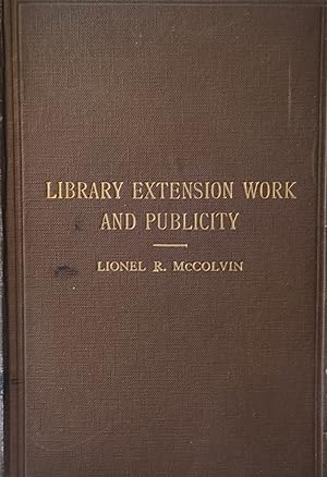 Library Extension Work & Publicity