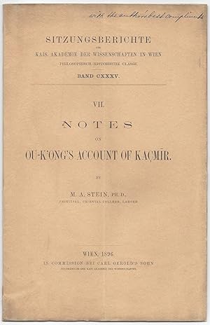 Notes on Ou-K'ong's Account of Kacmir (KaçmÄ«r). (Sitzungsberichte der Kais. Akademie der Wissens...