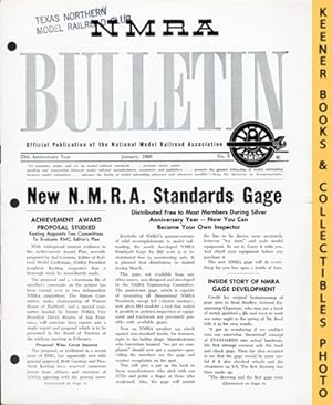 NMRA Bulletin Magazine, January 1960: 25th Anniversary Year No. 5 : Official Publication of the N...