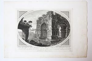 [Antique print, etching and engraving, Rome] Veduta dell'Arco di Giano quadrifronte; From:'Nuova ...