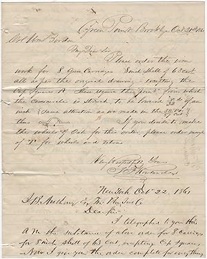 Correspondence between Thomas F. Rowland, Colonel William Borden, and J.B. Andrews regarding the ...