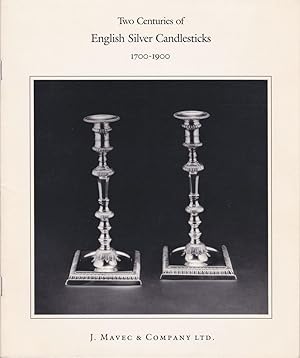 Two Centuries of English Silver Candlesticks, 1700-1900. October 7 through 31, 1986