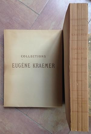 Catalogues Eugène Kraemer ( 2 volumes). Ecole anglaise et française du XVIIIe Siècle, Objets D'ar...
