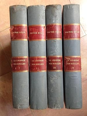 La Légende Des Siècles (4 vol) Complet.