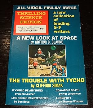 Thrilling Science Fiction, April 1974 // The Photos in this listing are of the book that is offer...
